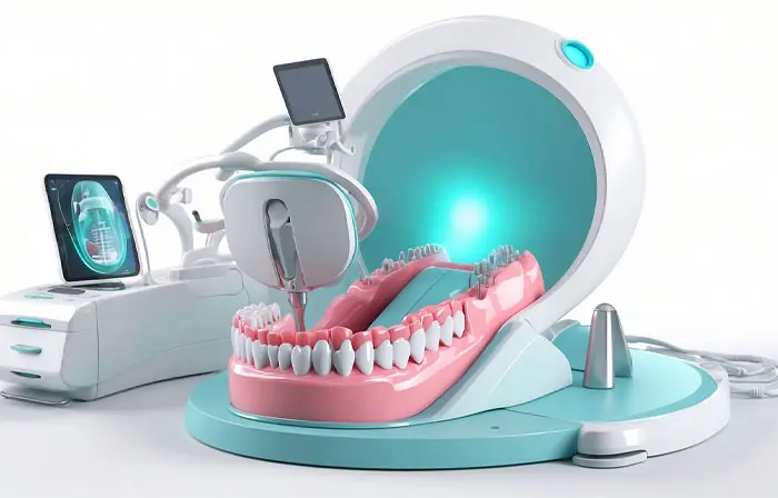 Modern 3D Dentist Clinic Model Illustration